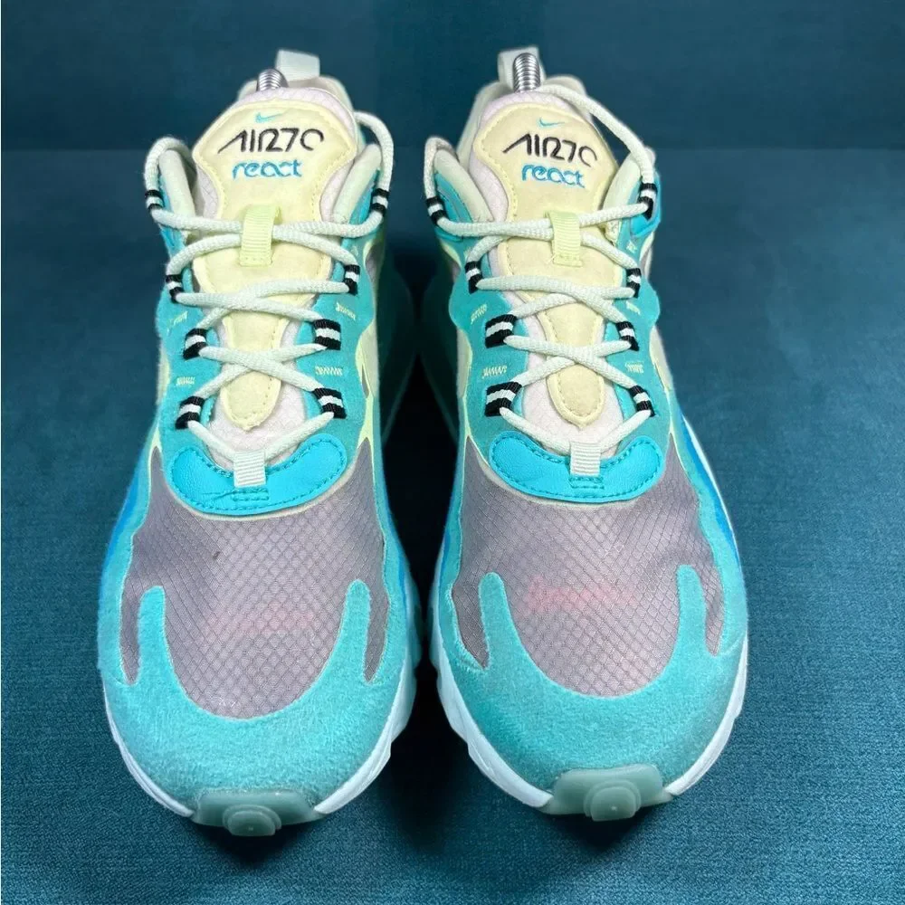 Size 7.5Men/9Women - Nike Air Max React 270 multicolor shoes